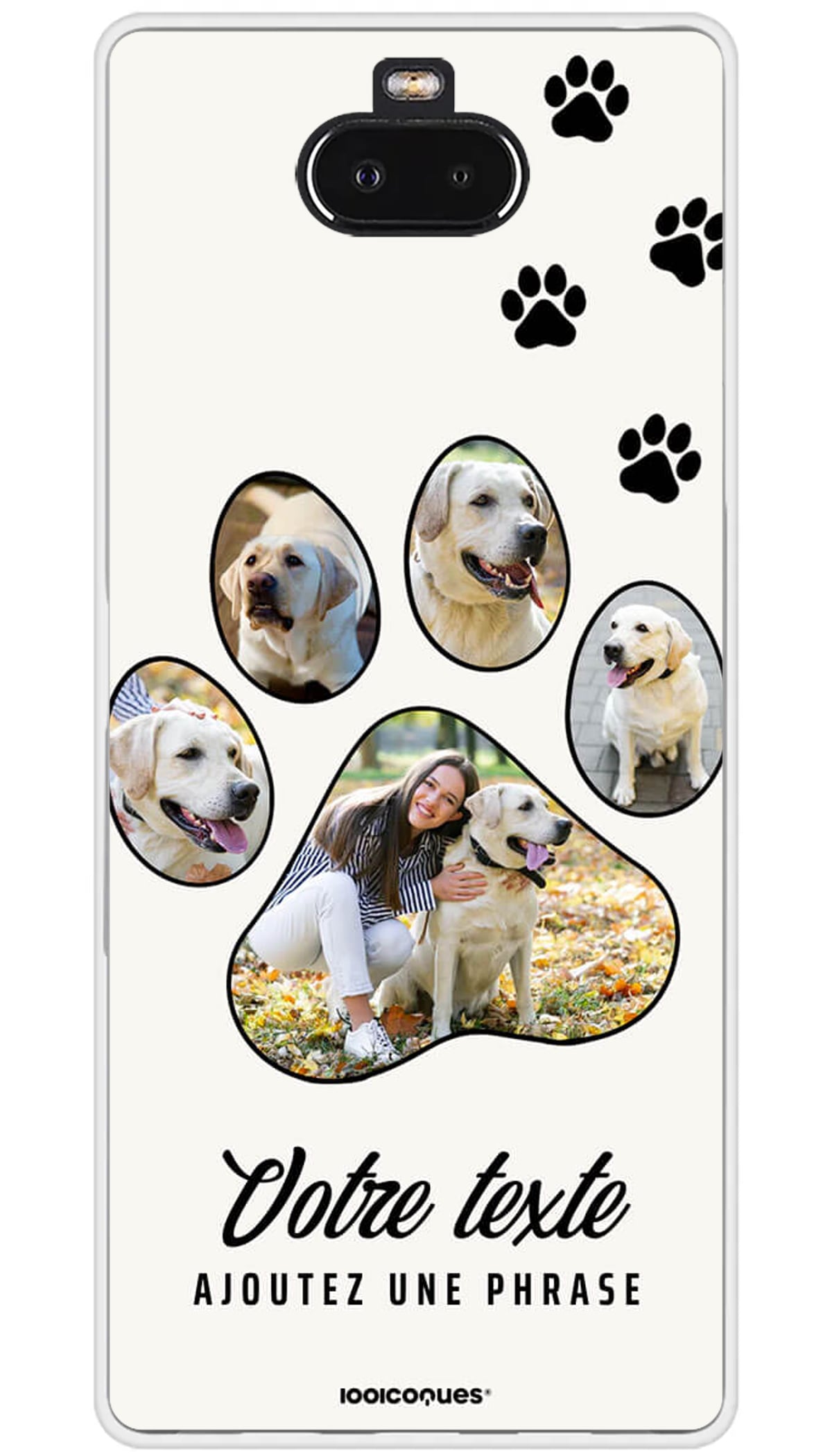 Coque personnalisée Sony Pattes de Chiens - Xperia 10