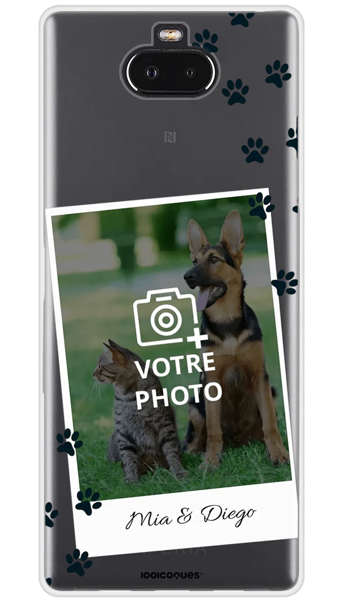 Coque personnalisée Sony Polaroid Chiens & Chats - Xperia 10