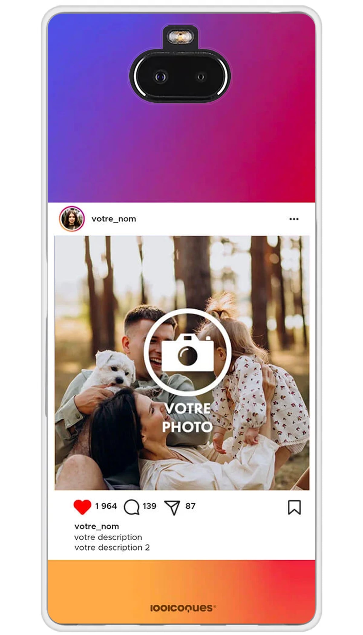Coque personnalisée Sony Post Instagram - Xperia 10