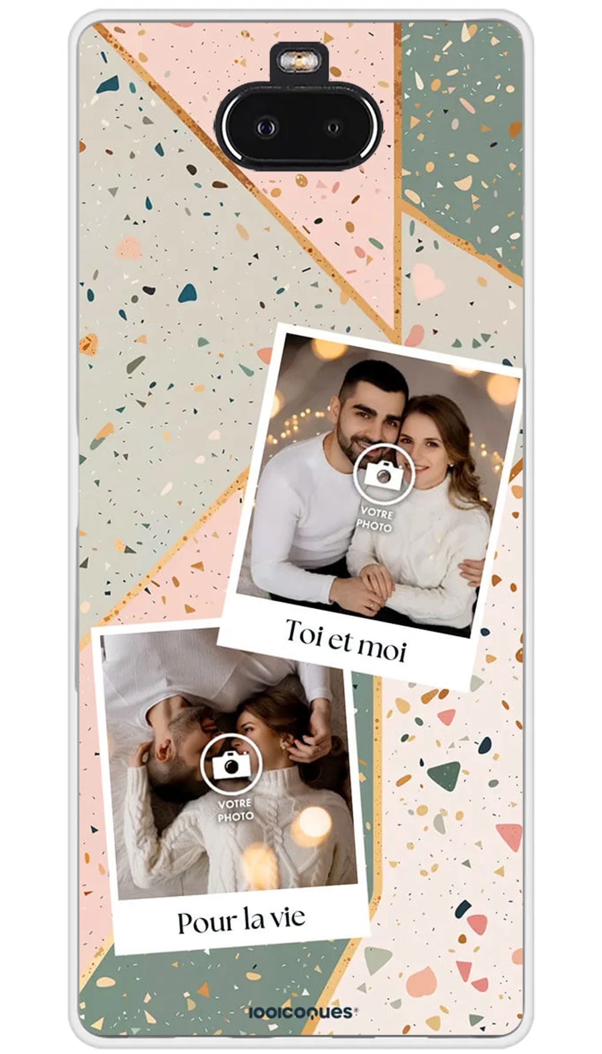 Coque personnalisée Sony Terrazo & Photos - Xperia 10