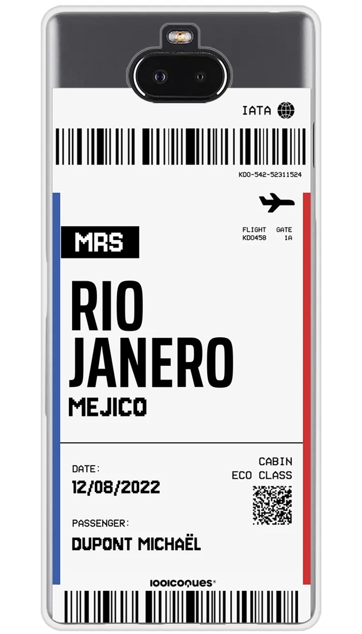 Coque personnalisée Sony Boarding pass - Xperia 10