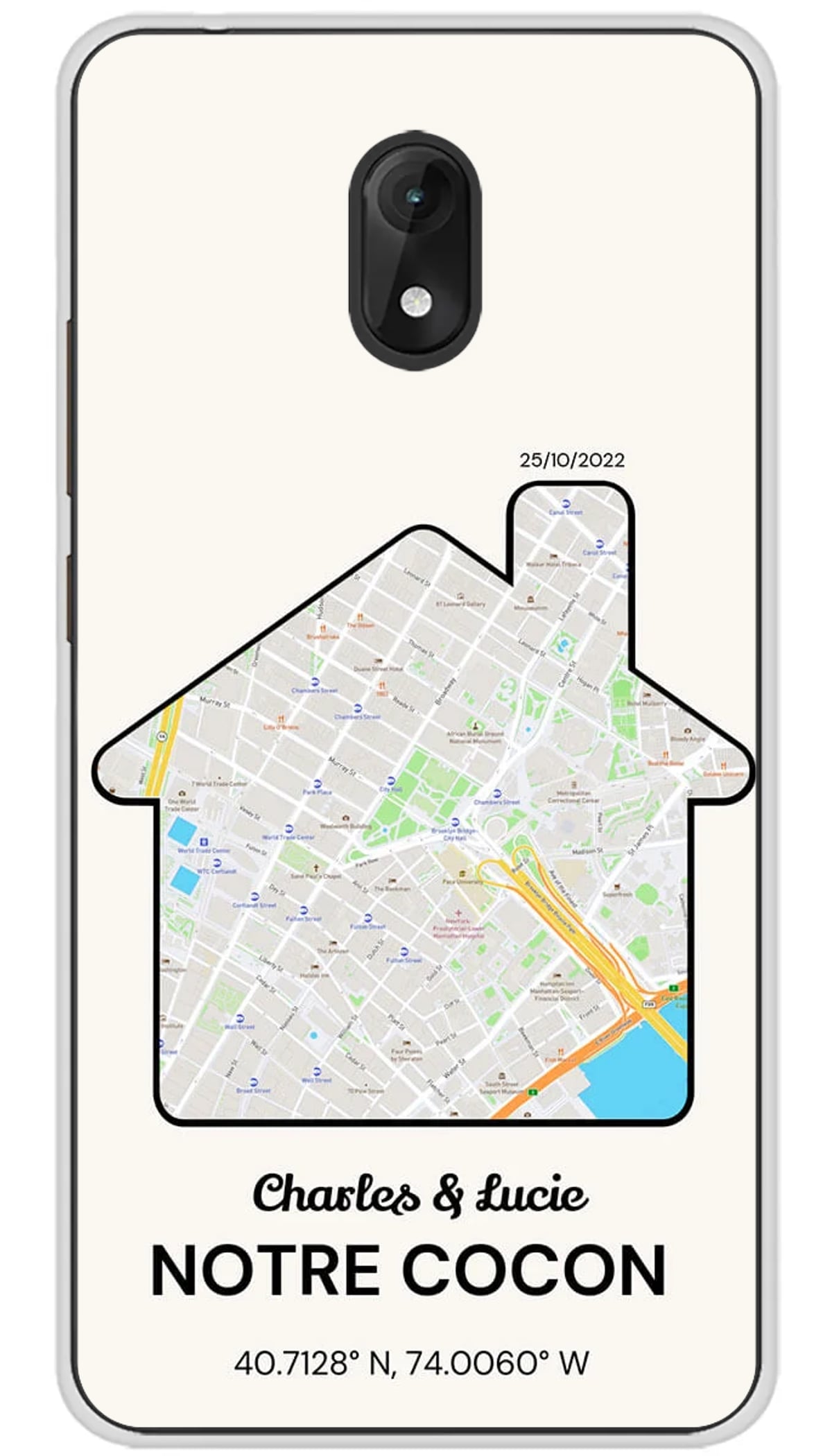 Coque personnalisée Wiko Map Maison - Jerry 3