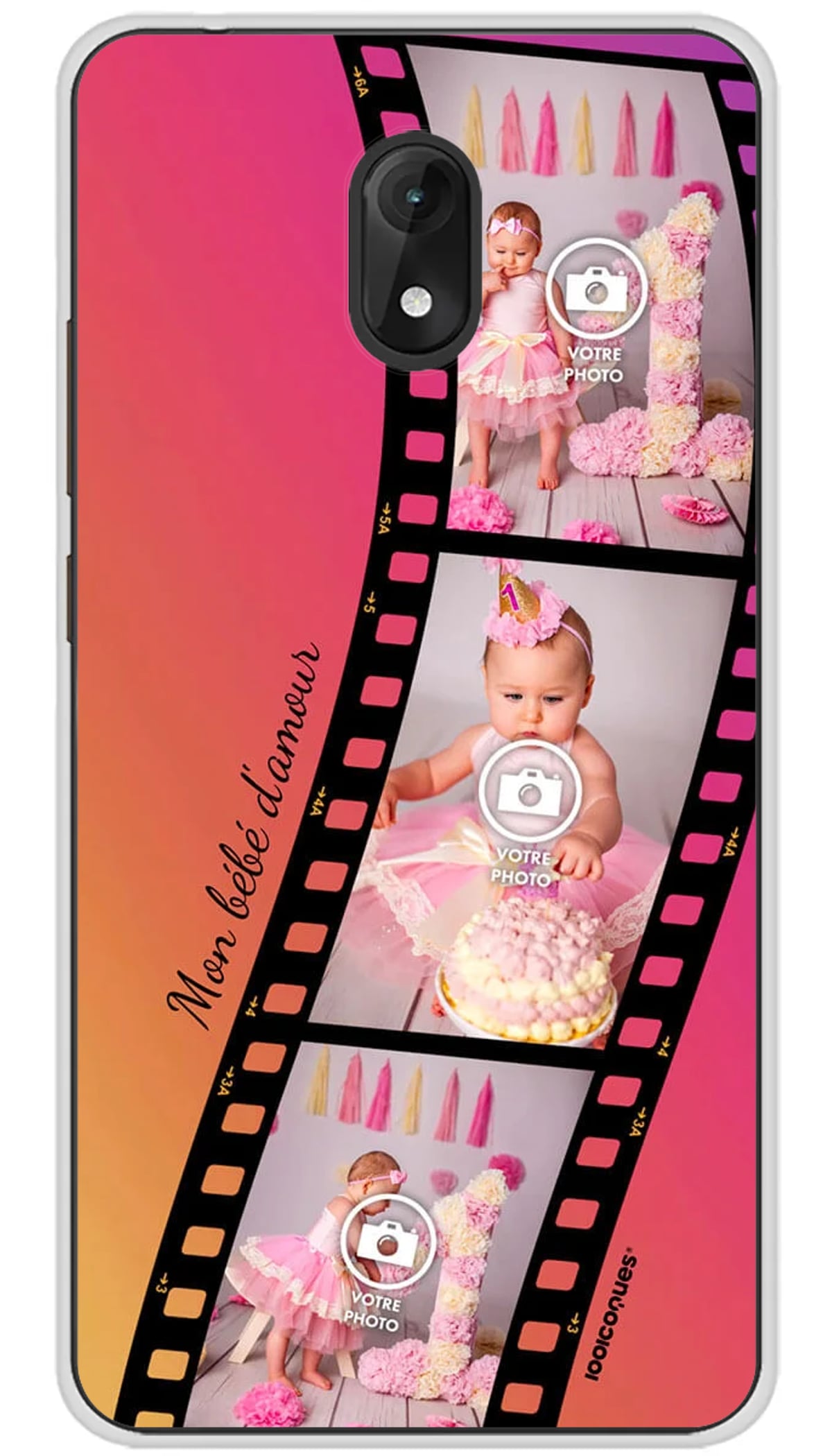 Coque personnalisée Wiko Roll cinéma - Jerry 3