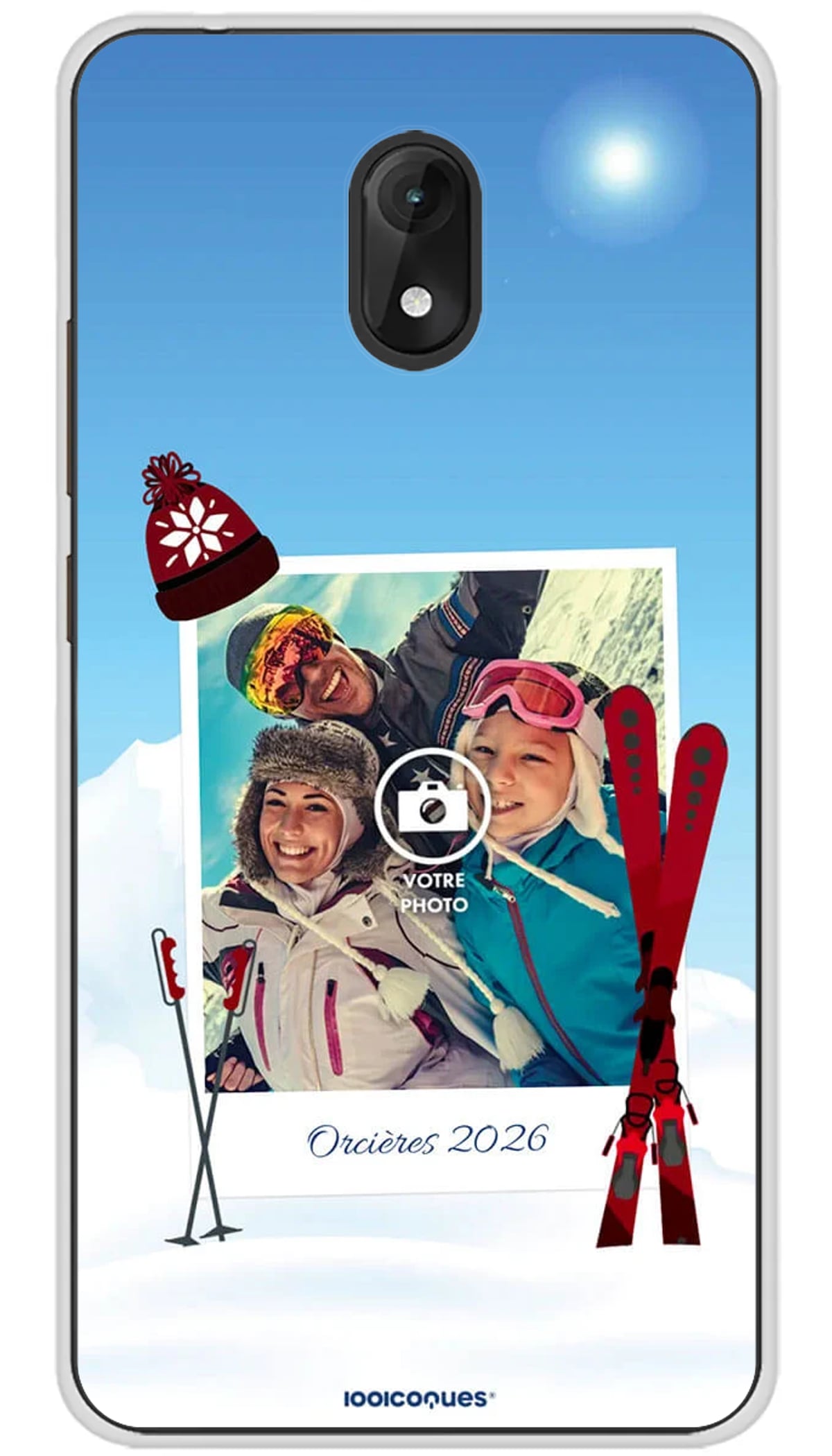 Coque personnalisée Wiko Ski or Snow - Jerry 3