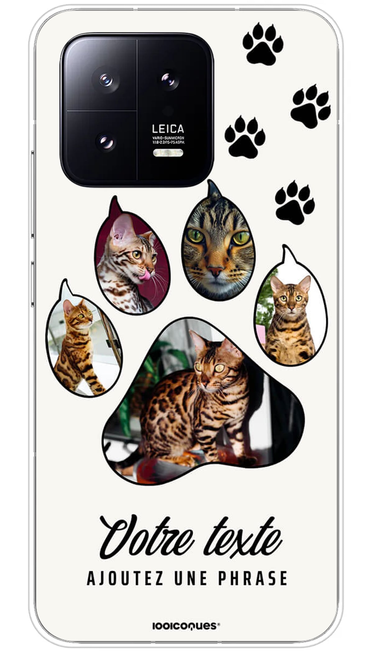 Coque personnalisée Xiaomi Pattes de Chat - 13
