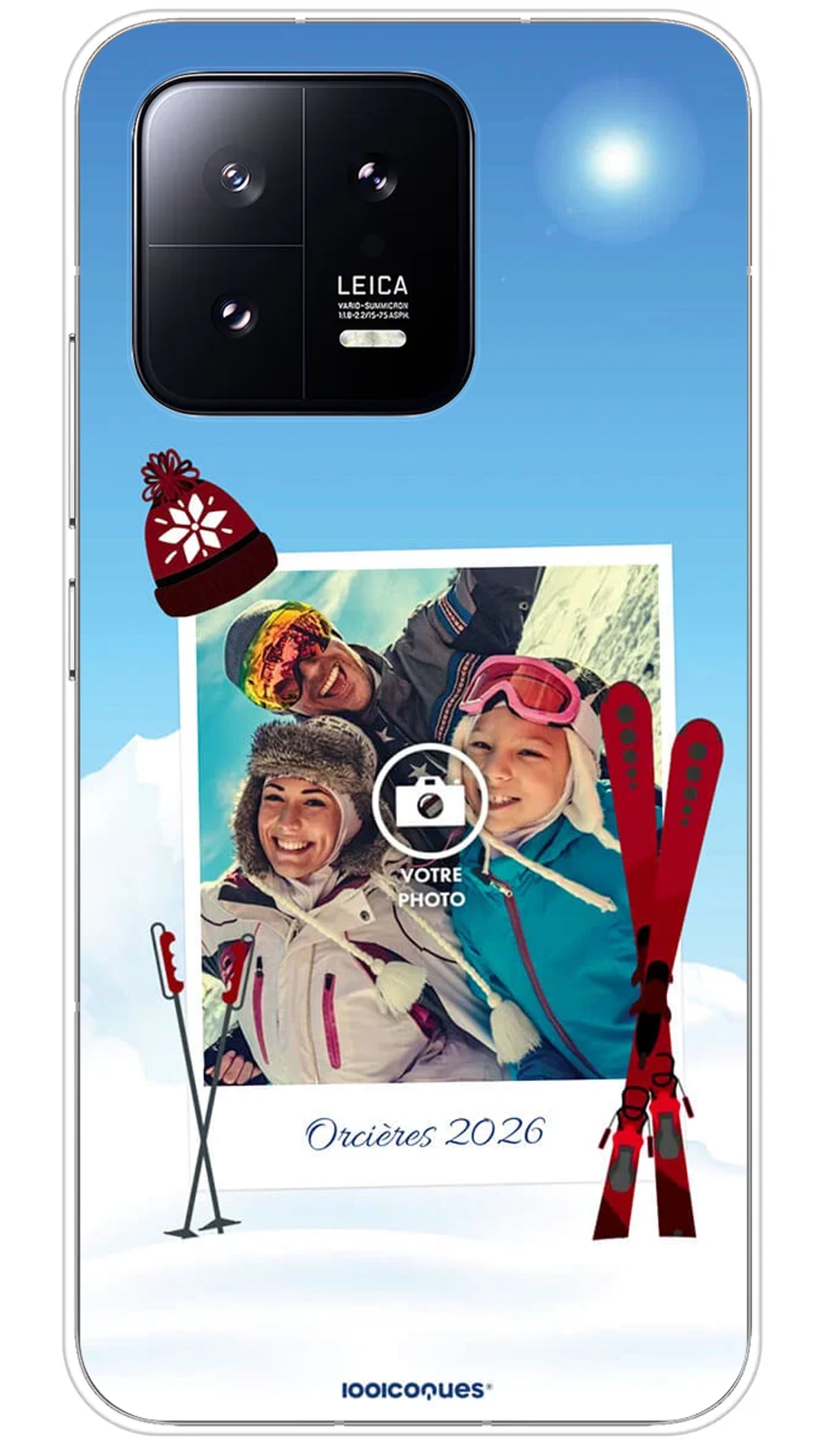 Coque personnalisée Xiaomi Ski or Snow - 13
