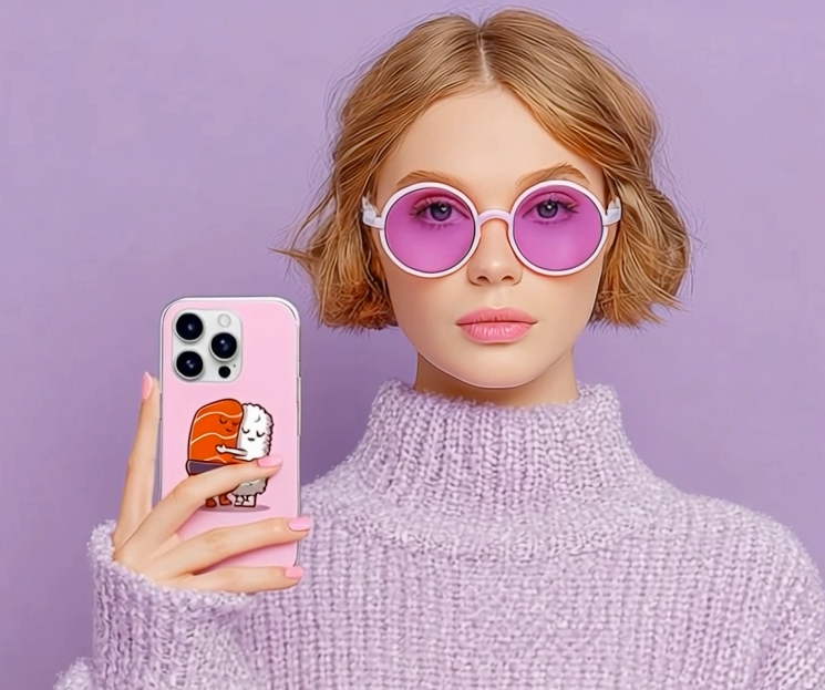 Coque personnalisée motif sushi