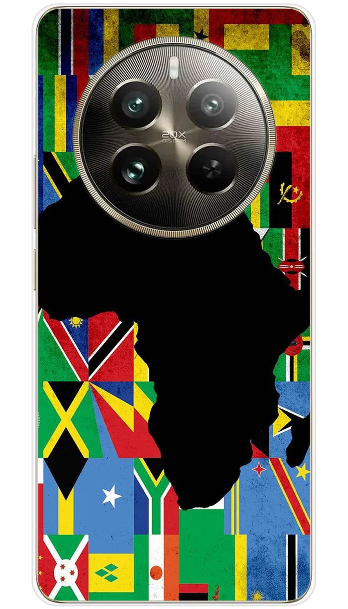 Coque Realme Drapeau Afrique - 12 Pro 5G