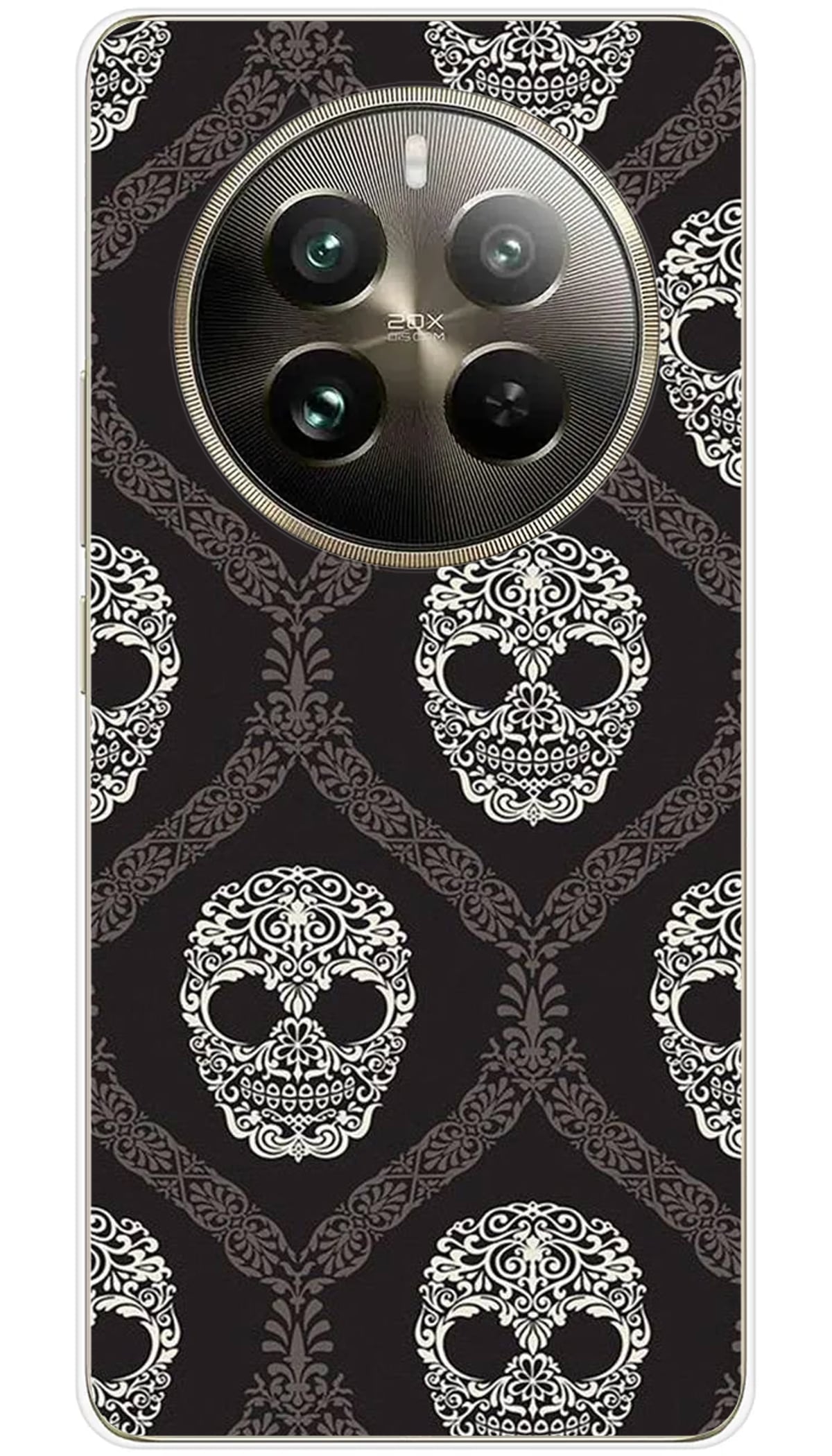 Coque Realme Floral skull - 12 Pro 5G