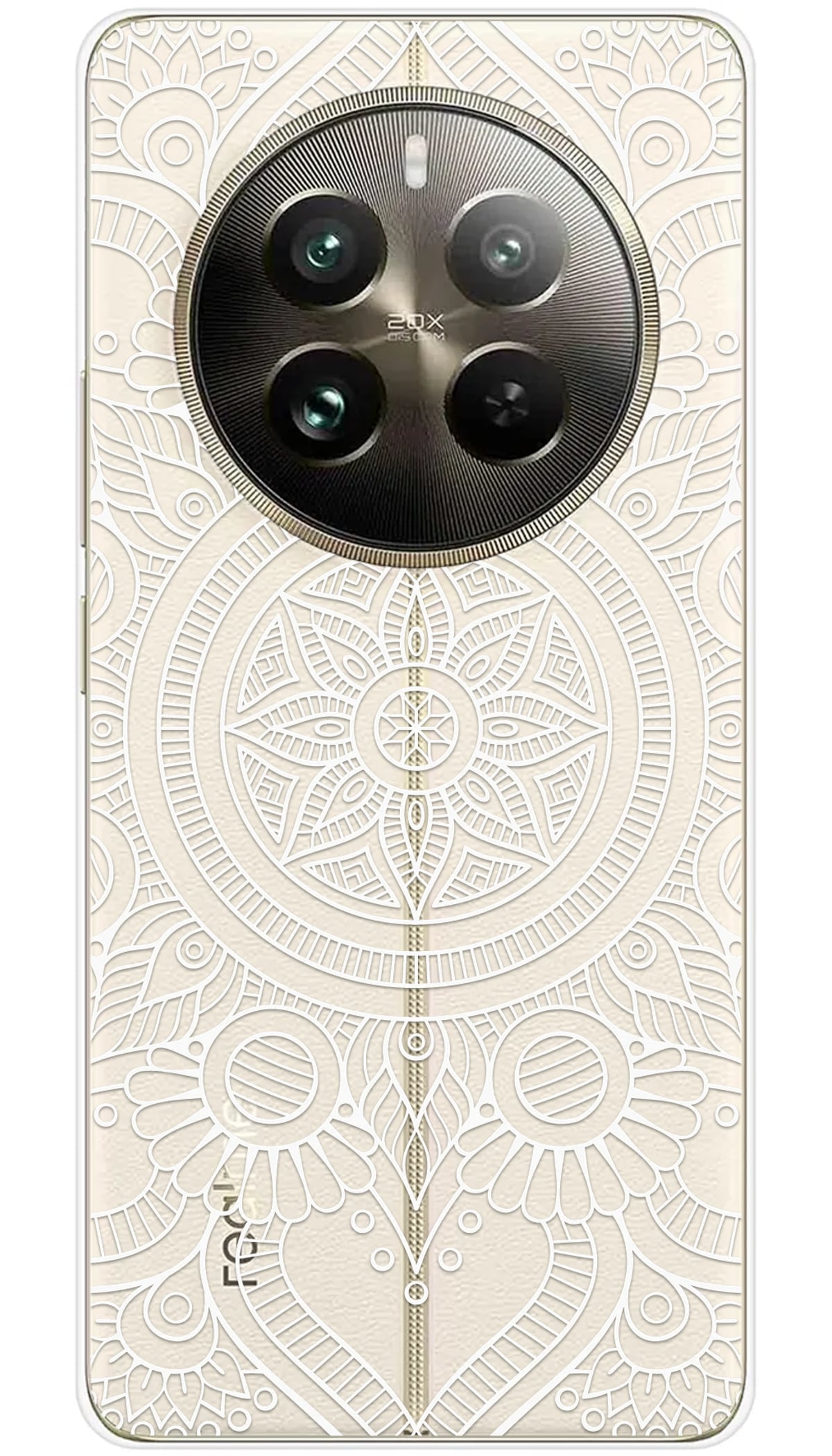 Coque Realme Mandala blanc - 12 Pro 5G
