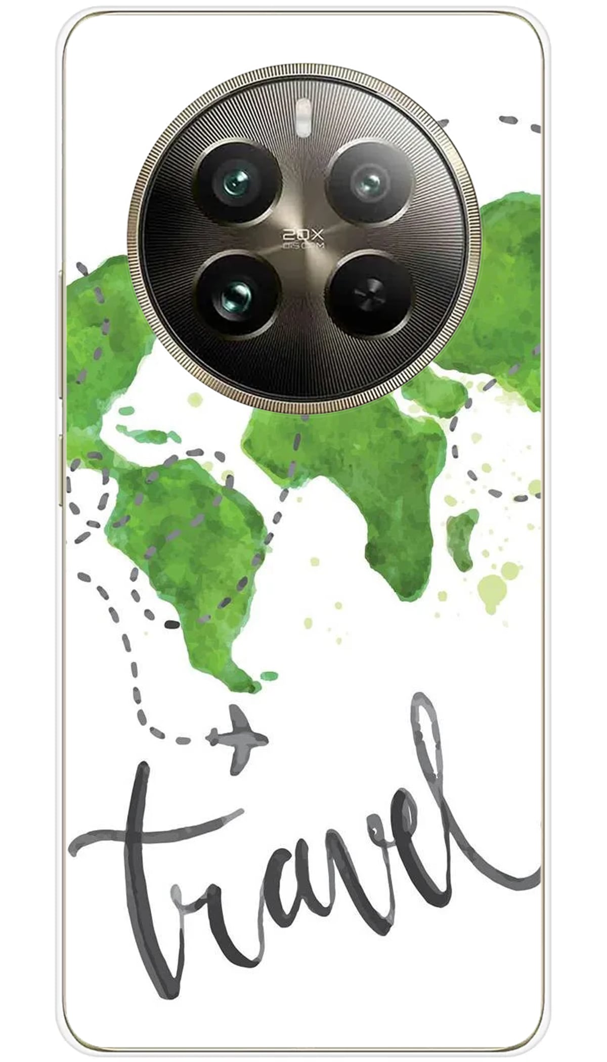 Coque Realme Map Travel - 12 Pro 5G