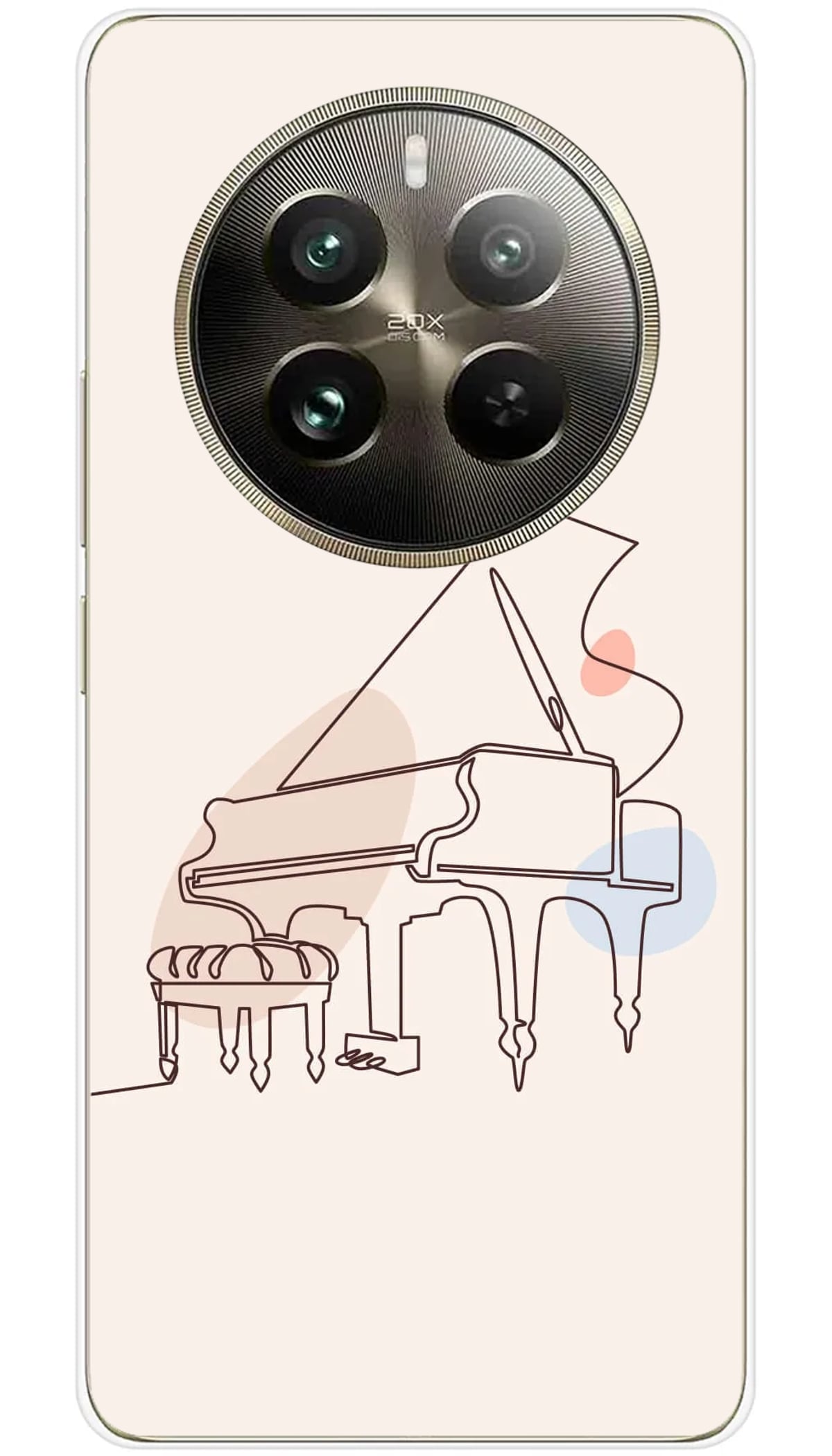 Coque Realme Piano line art - 12 Pro 5G