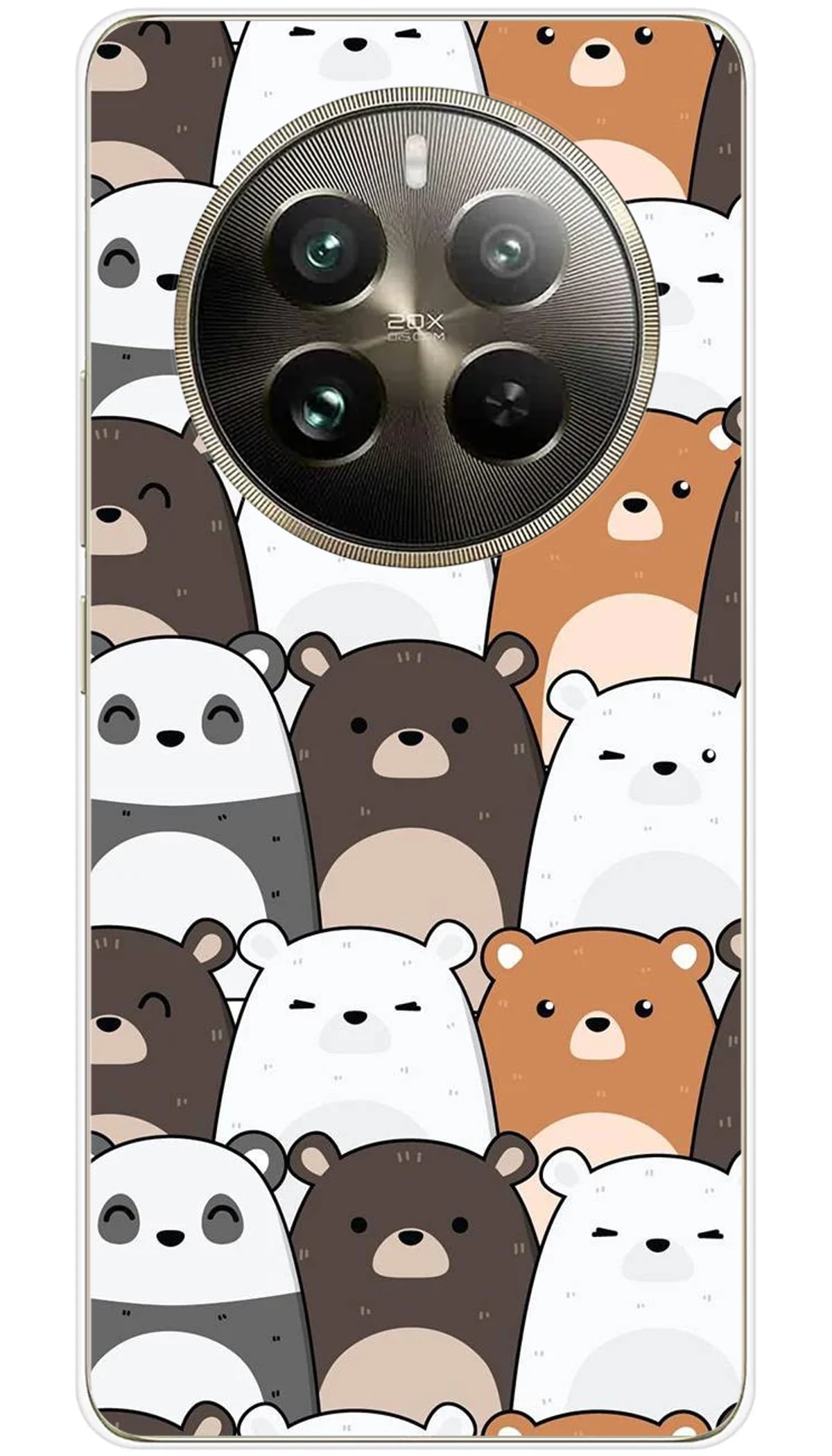 Coque Realme Réunion de Nounours - 12 Pro 5G