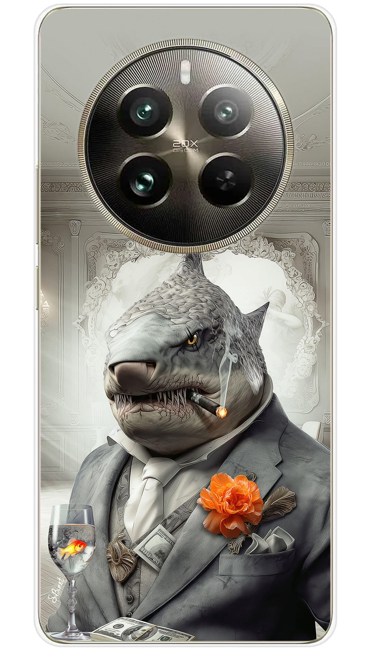 Coque Realme SB Requin Luxury - 12 Pro 5G