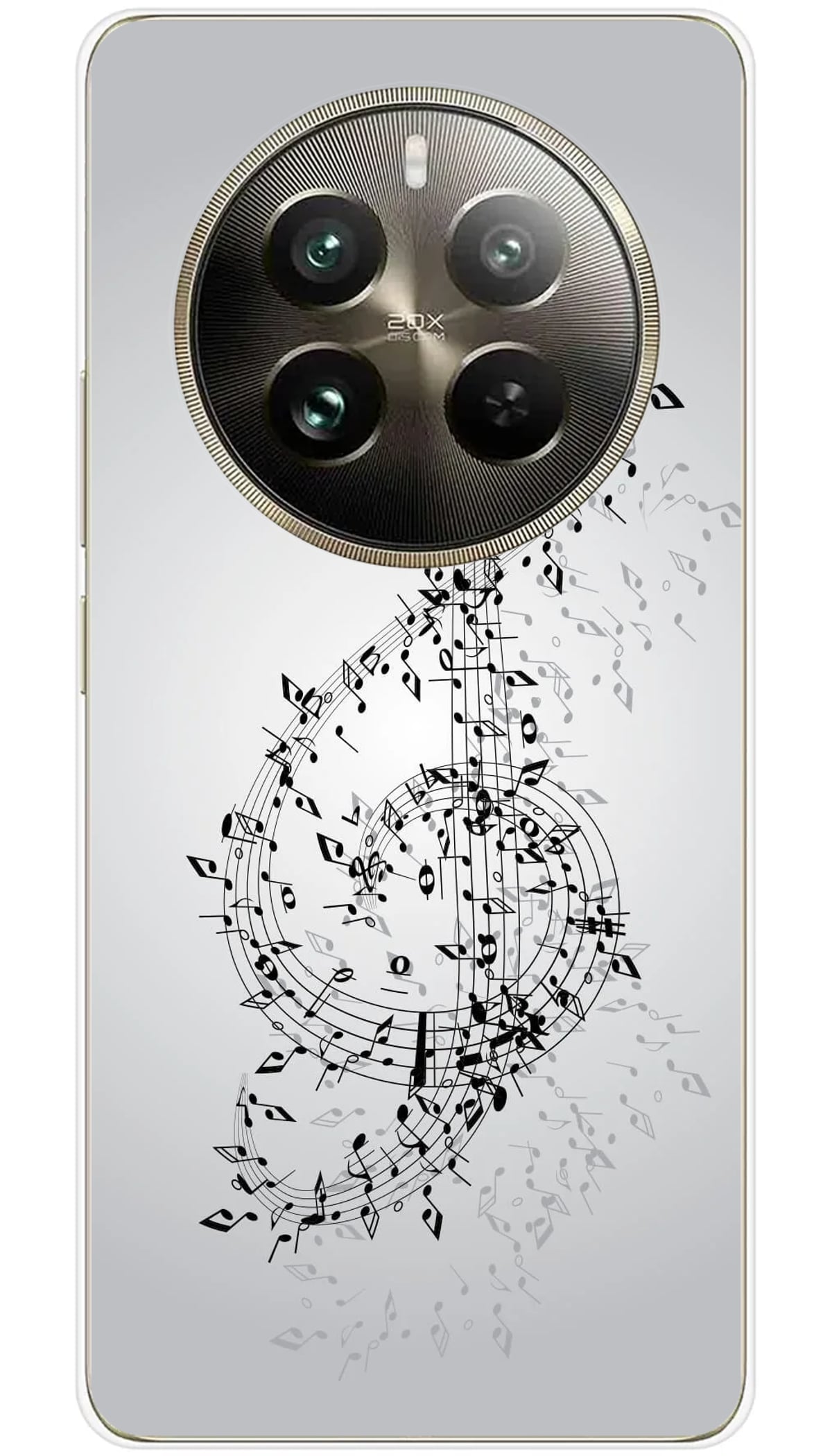 Coque Realme Valse des notes - 12 Pro 5G