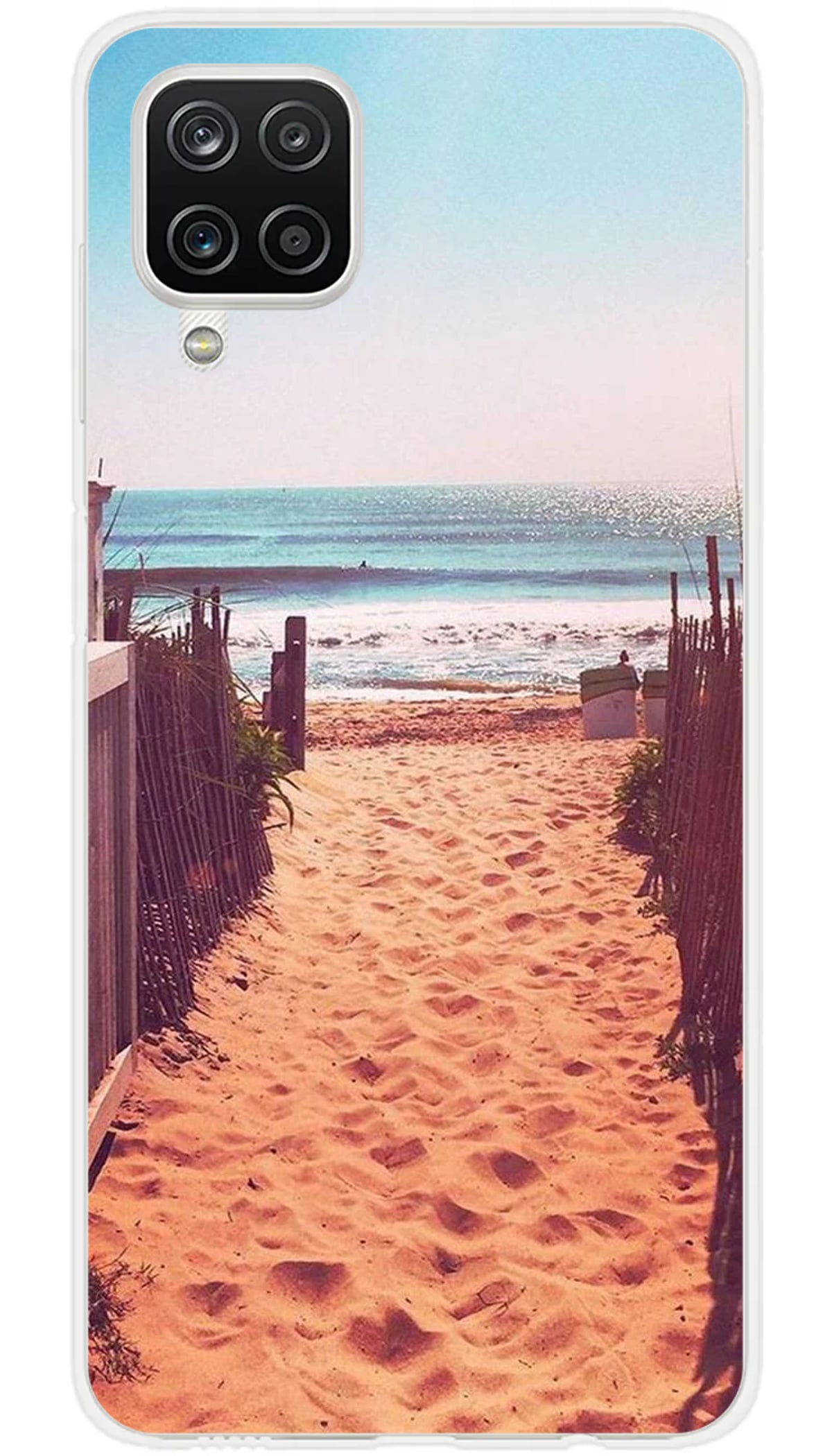 Coque Samsung Chemin de plage - Galaxy A12 5G