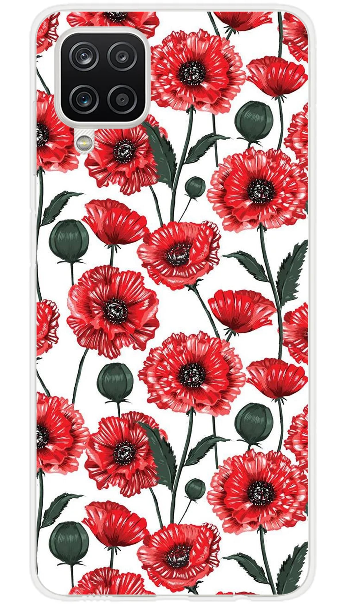 Coque Samsung Fleurs de Pavot - Galaxy A12 5G