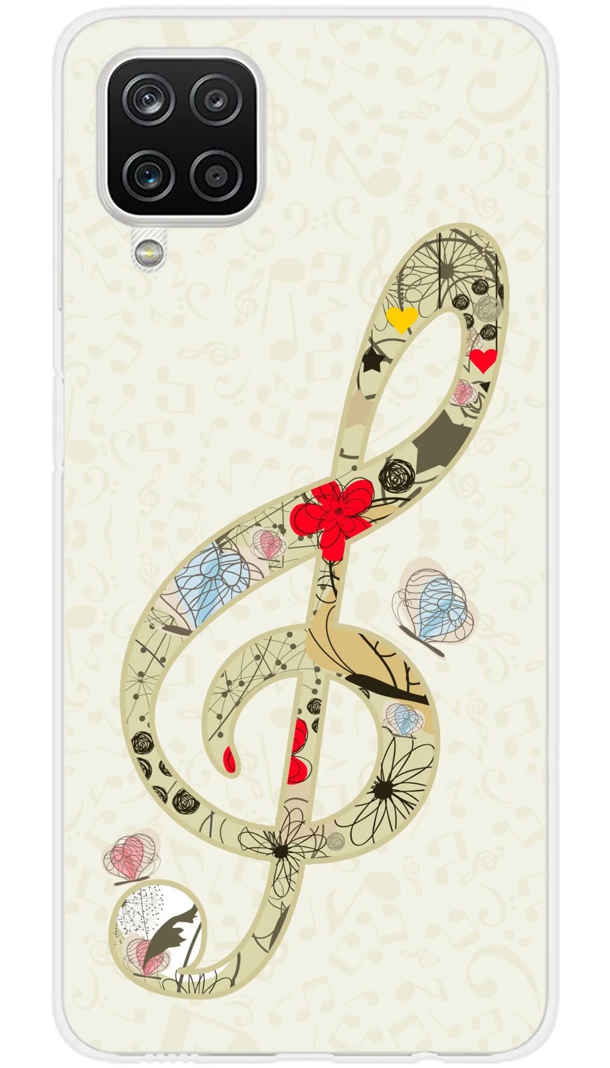 Coque Samsung Mélodie fleurie - Galaxy A12 5G