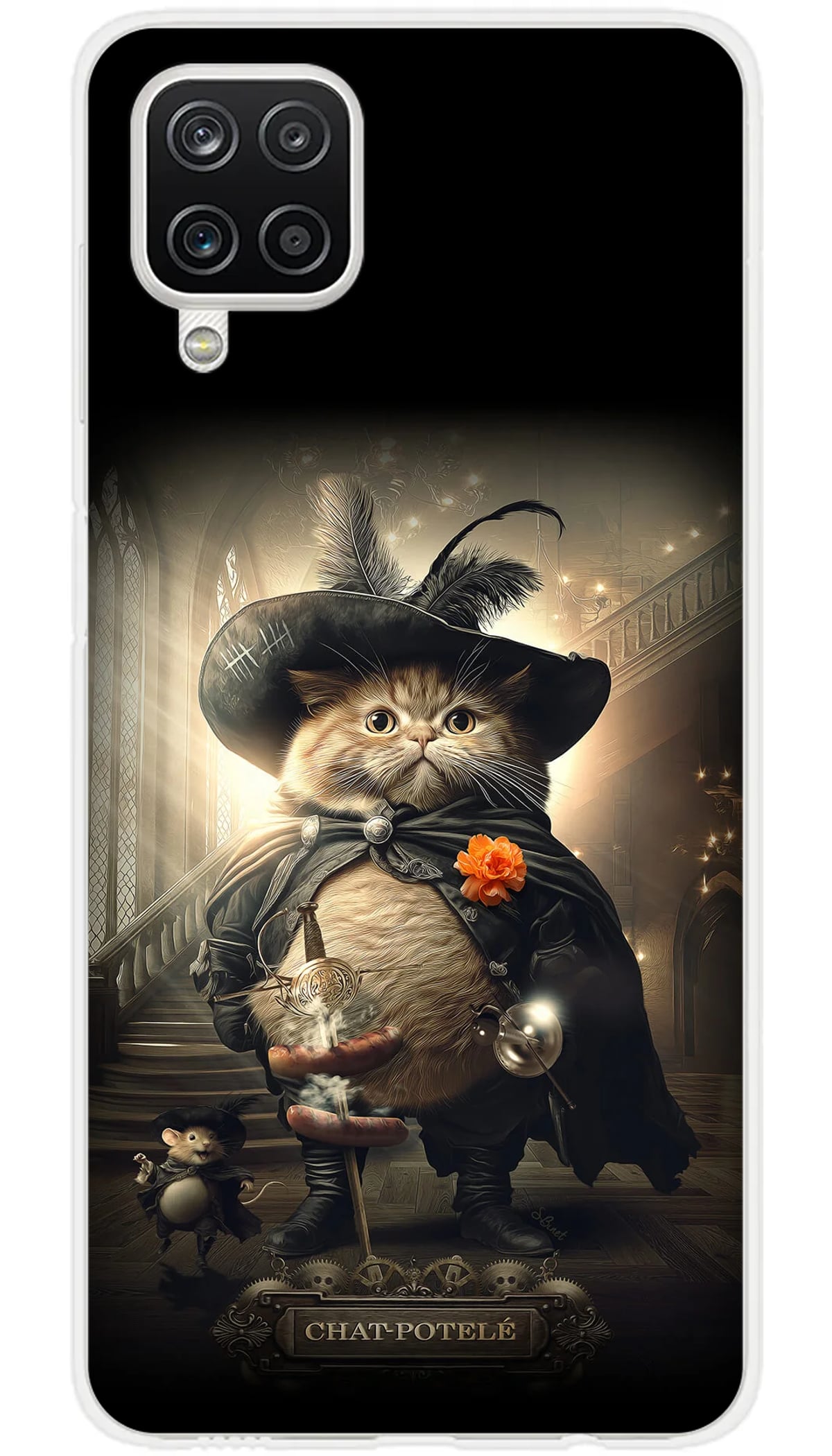 Coque Samsung SB Chat-Potelé - Galaxy A12 5G