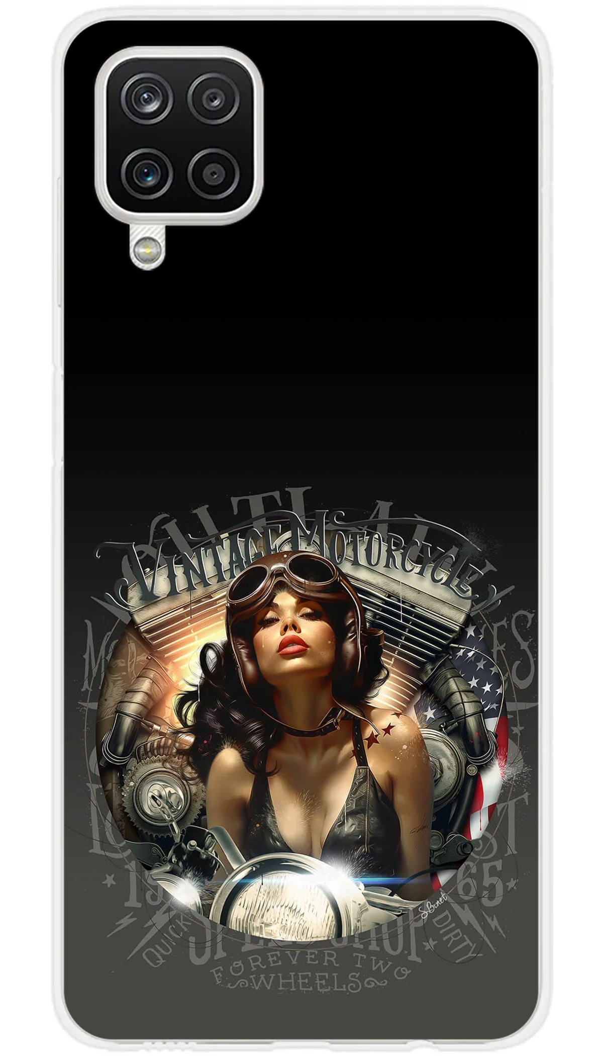 Coque Samsung SB Pin-Up Biker - Galaxy A12 5G