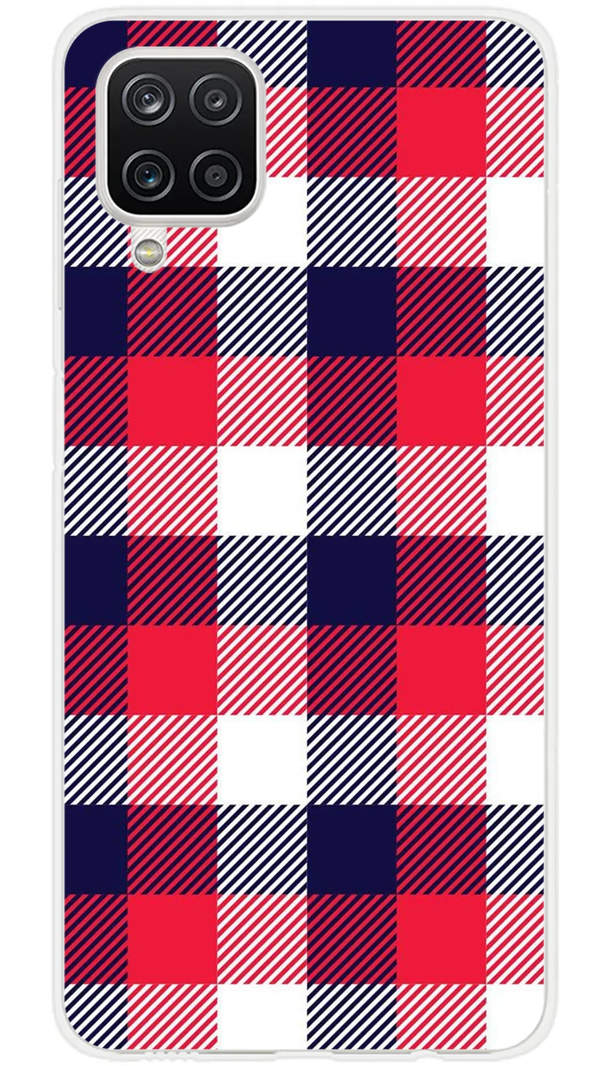 Coque Samsung Tartan Tricolor - Galaxy A12 5G