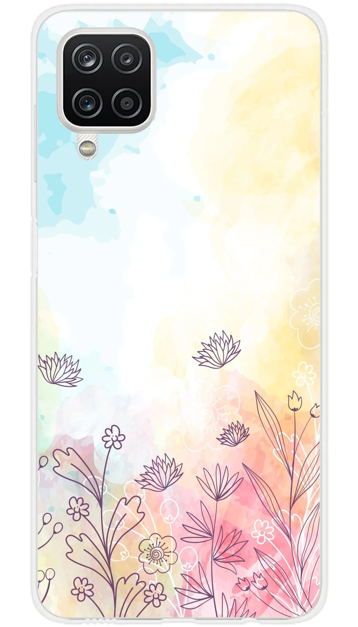 Coque Samsung Watercolor flowers - Galaxy A12 5G