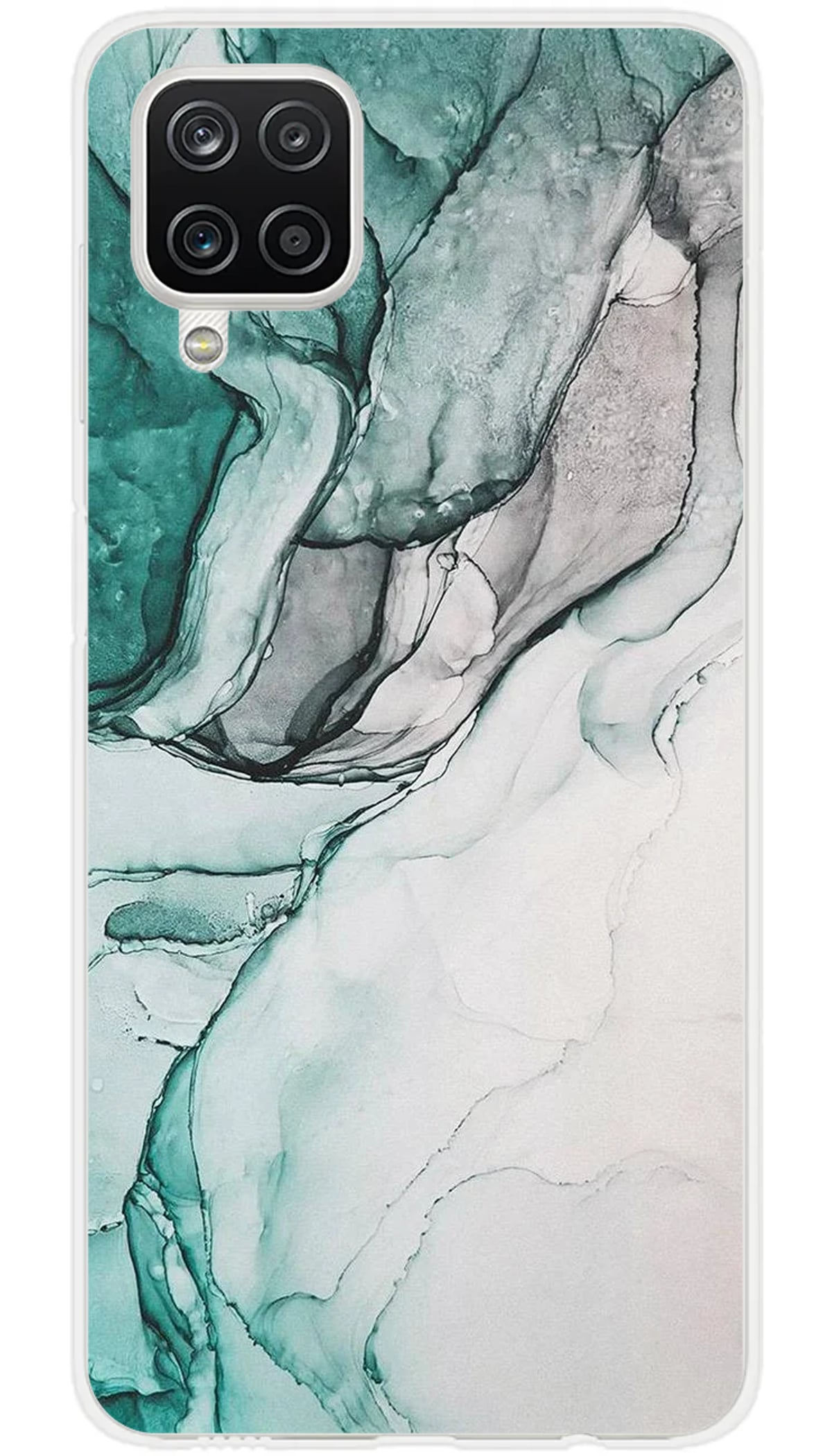 Coque Samsung Zoom sur Pierre Vert - Galaxy A12 5G