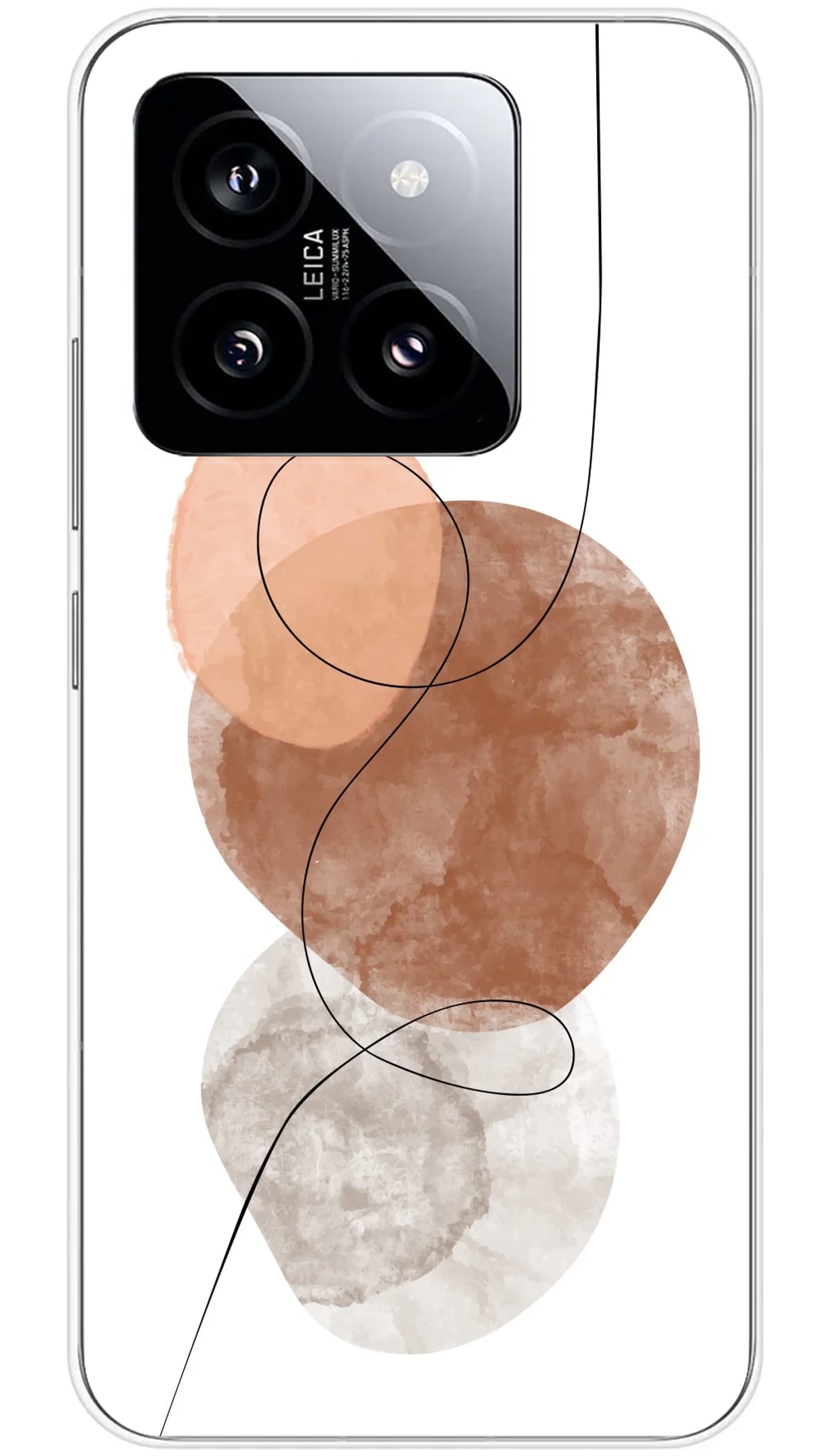 Coque Xiaomi One line marron - 14