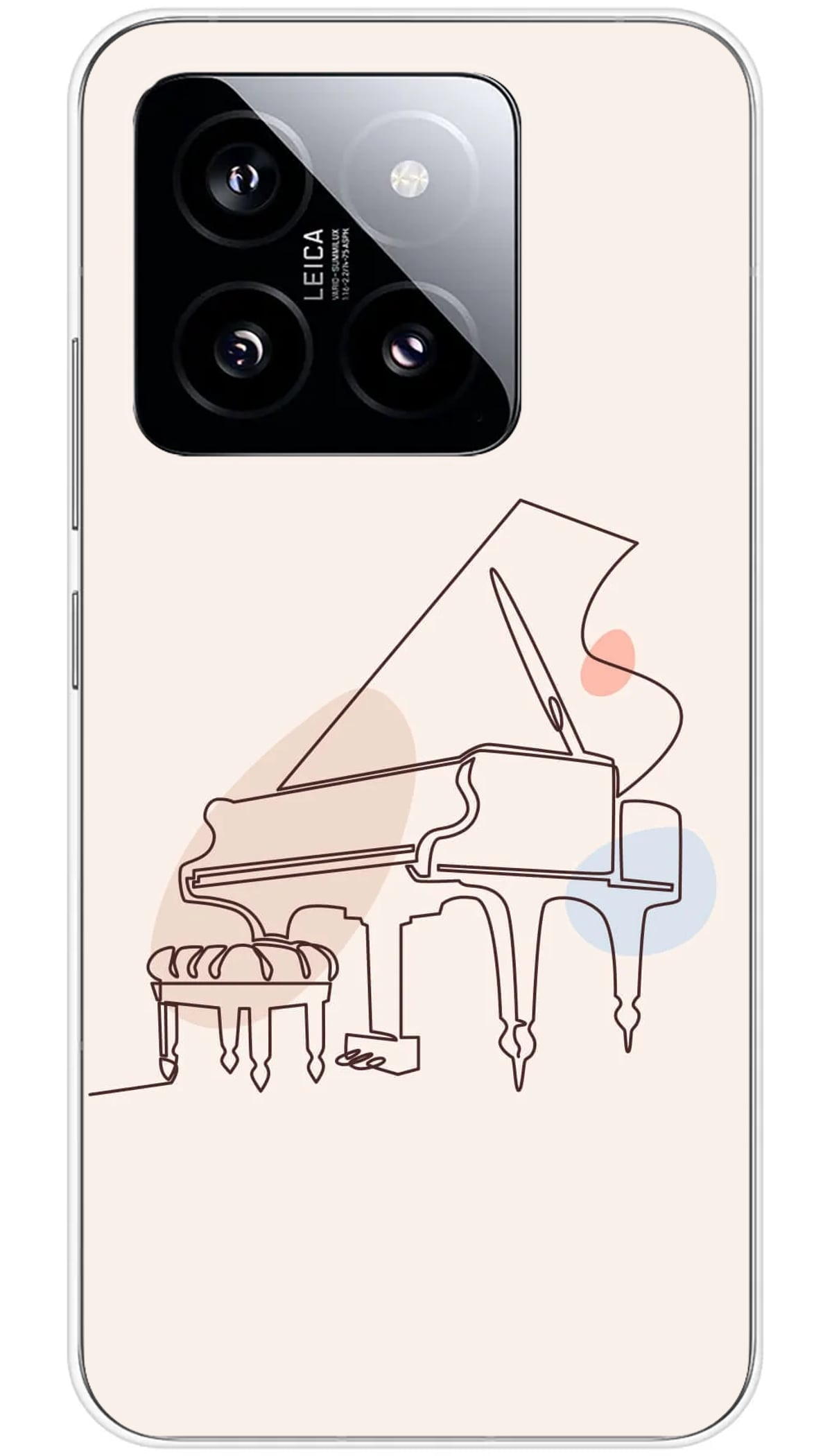 Coque Xiaomi Piano line art - 14