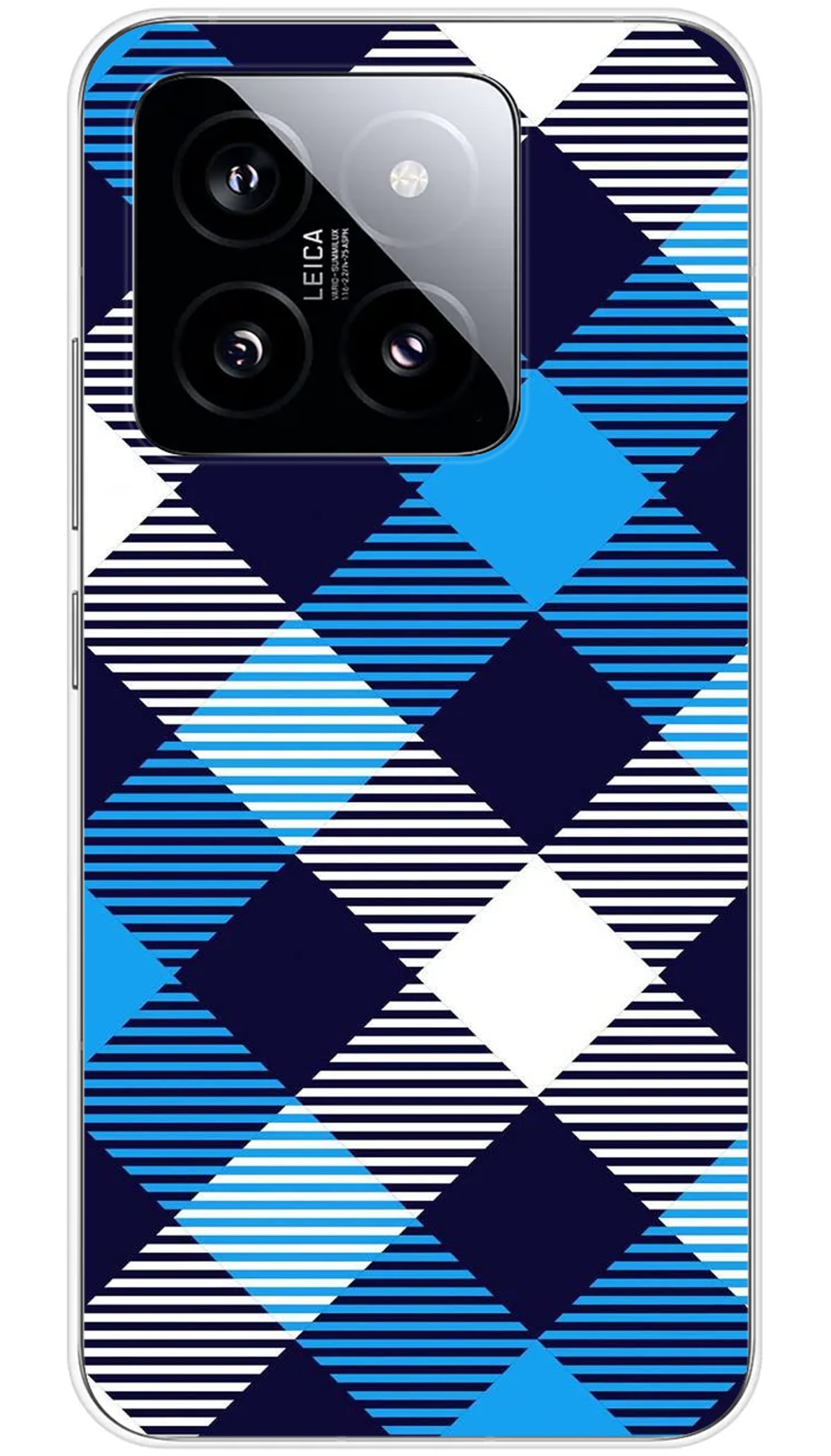 Coque Xiaomi Tartan Bleu - 14