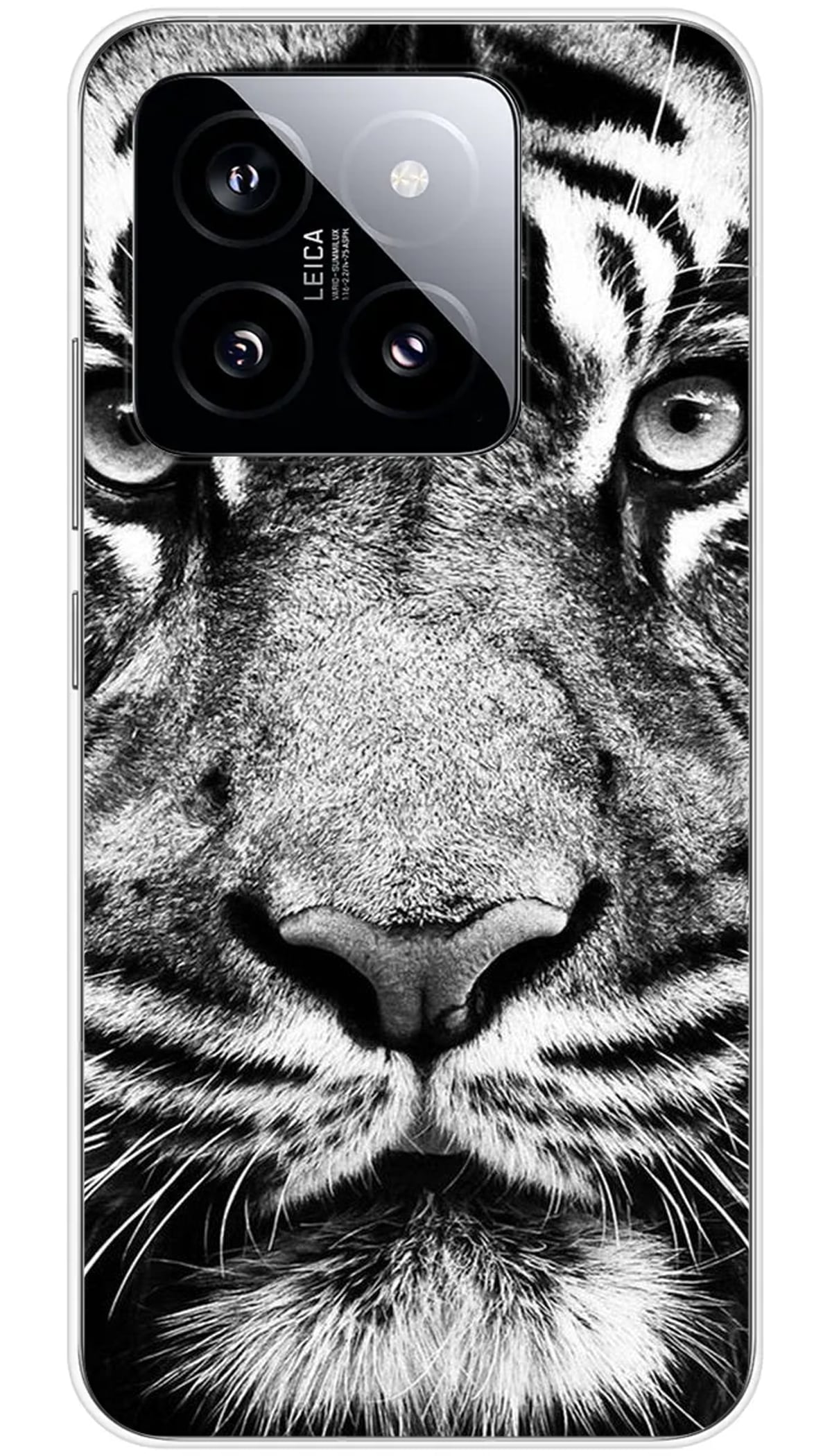 Coque Xiaomi Tigre blanc et noir - 14