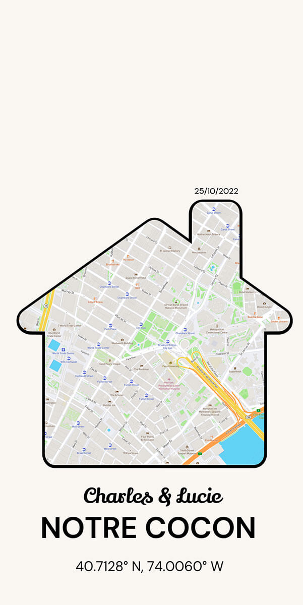 Coque personnalisée Alcatel Map Maison