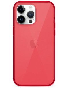 Coque en silicone Givré Rouge