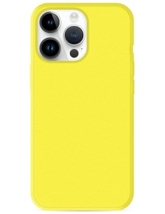 Coque en silicone Mat Jaune