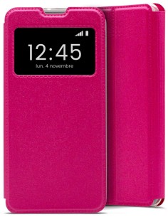 Etui folio en Simili cuir Rose