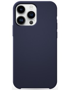 Coque en silicone Soft Touch Bleu nuit