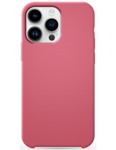 Coque en silicone Soft Touch Rose Saumon