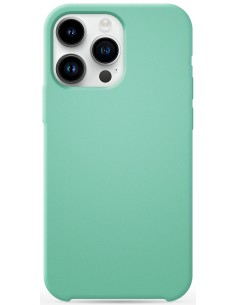 Coque en silicone Soft Touch Vert d'eau