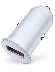 Chargeur allume cigare USB 1A - Blanc