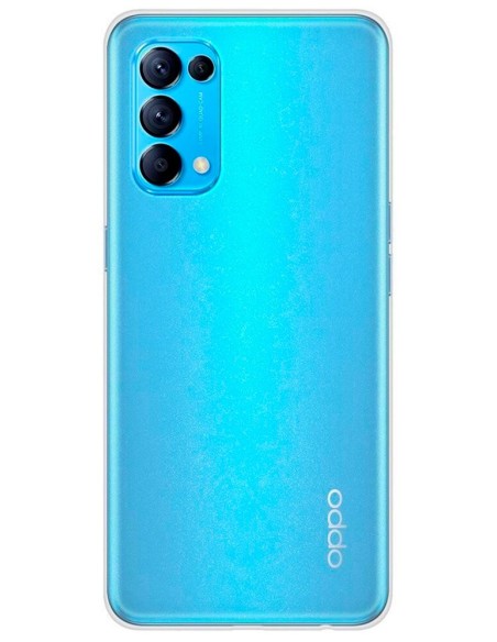 Coque en silicone gel Transparent pour Oppo Reno 5