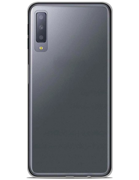 Coque en silicone gel Transparent pour Samsung Galaxy A7 2018