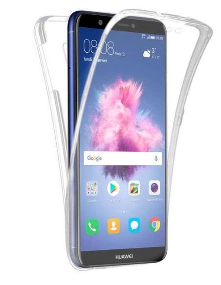 Coque en silicone intégrale Transparent pour Huawei P Smart Z
