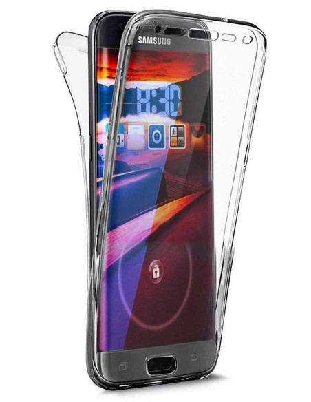 Coque en silicone intégrale Transparent pour Samsung Galaxy J4 2018