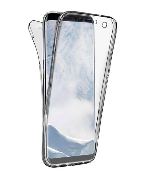 Coque en silicone intégrale Transparent pour Samsung Galaxy S8 Plus