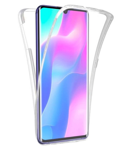 Coque en silicone intégrale Transparent pour Xiaomi Mi Note 10 lite