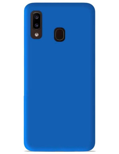 Coque en silicone Mat Bleu