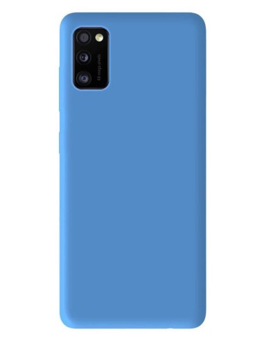 Coque en silicone Mat Bleu