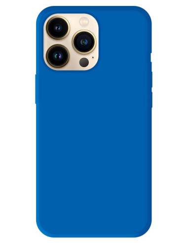 Coque en silicone Mat Bleu