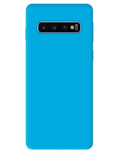 Coque en silicone Mat Bleu