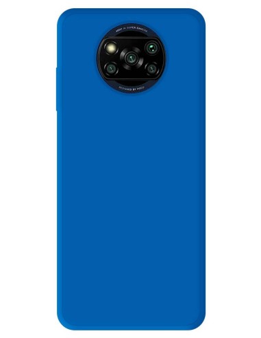 Coque en silicone Mat Bleu